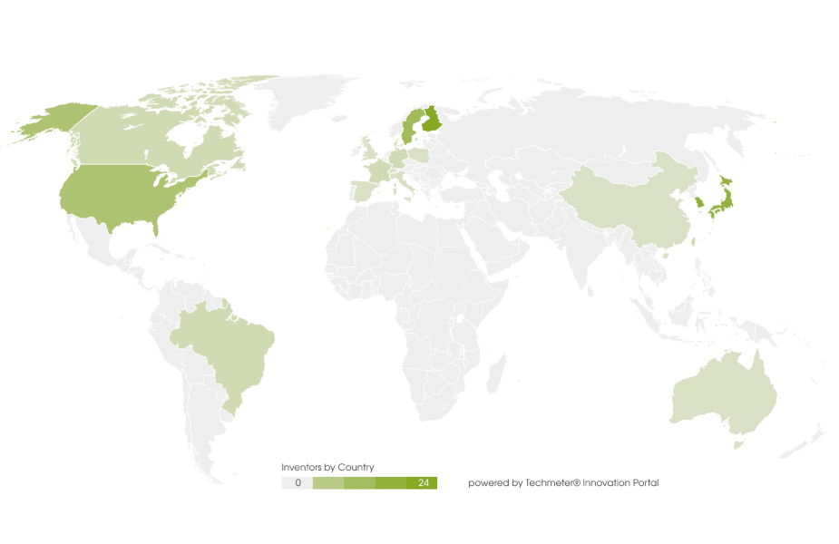Graphic showing a map