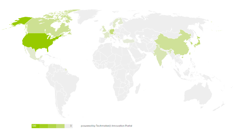 Graphic showing a map